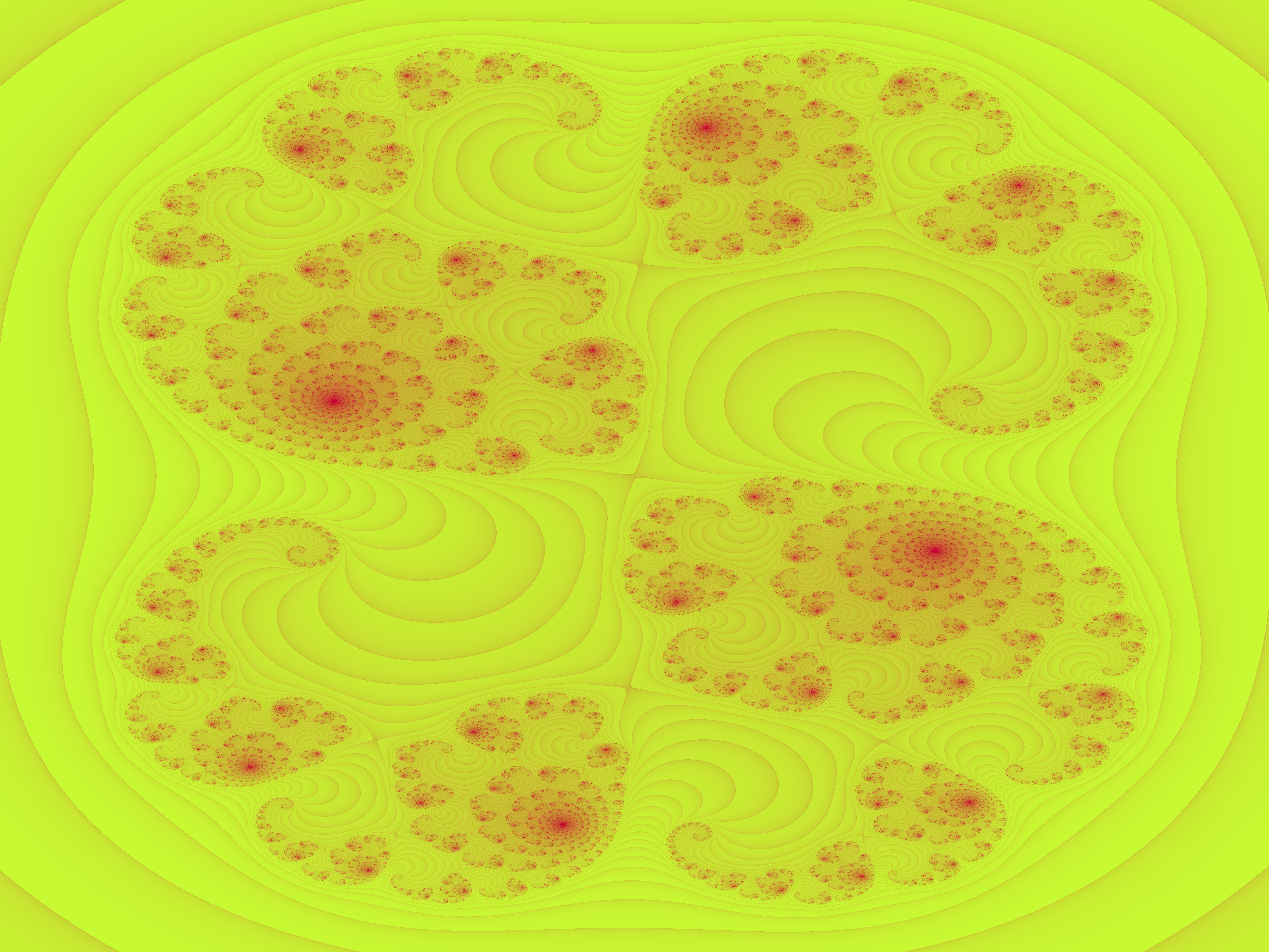 Close-Up - Red On Yellow