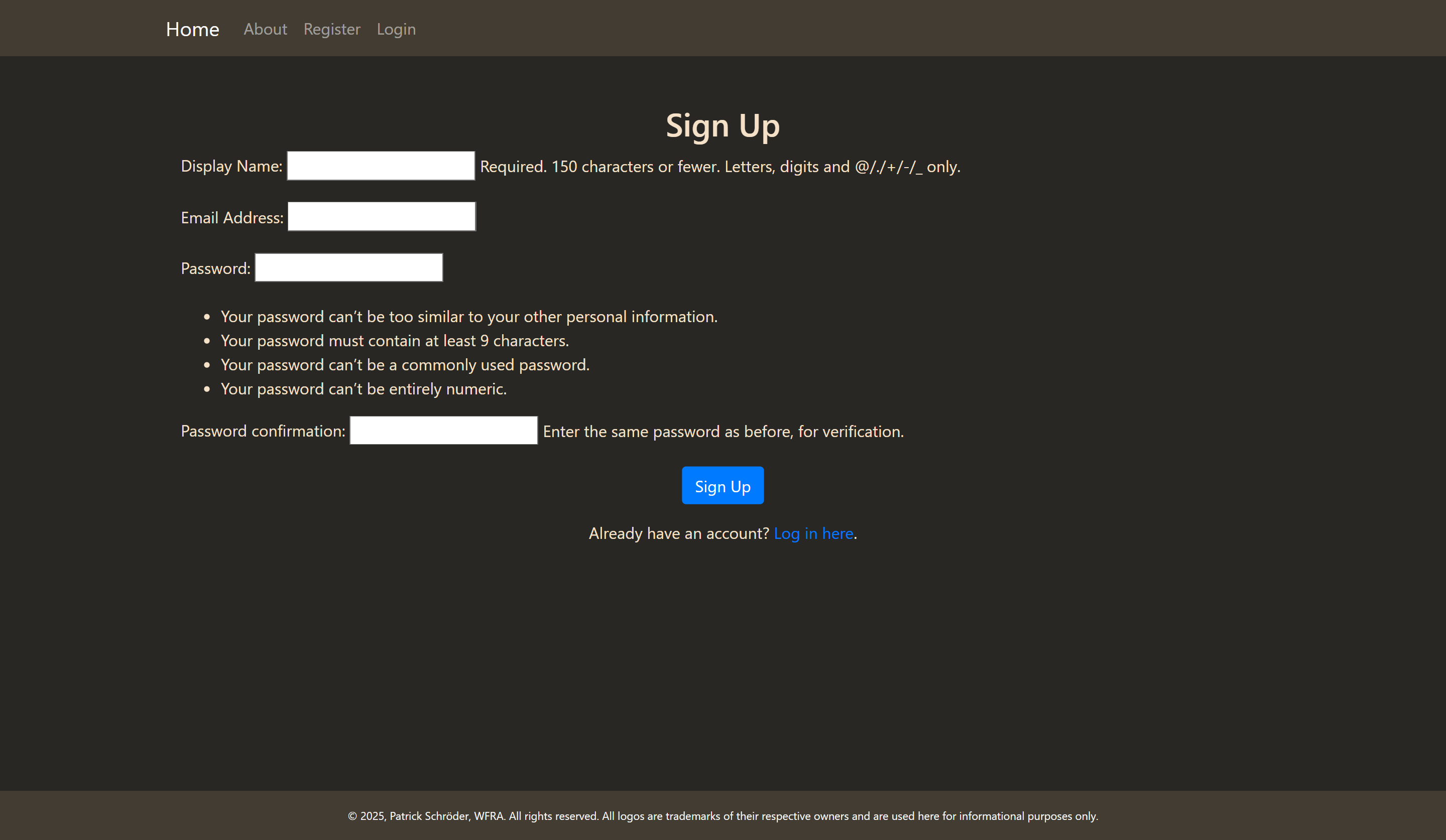 Screenshot of Window